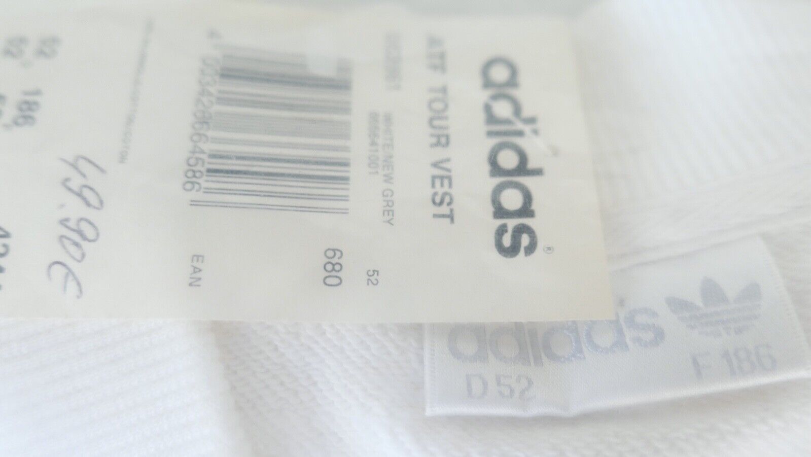 Vintage Adidas ATP TOUR Tennis Vest Weste 1990 - 2000er Jahren NEU - Antikhandel-Stuttgart