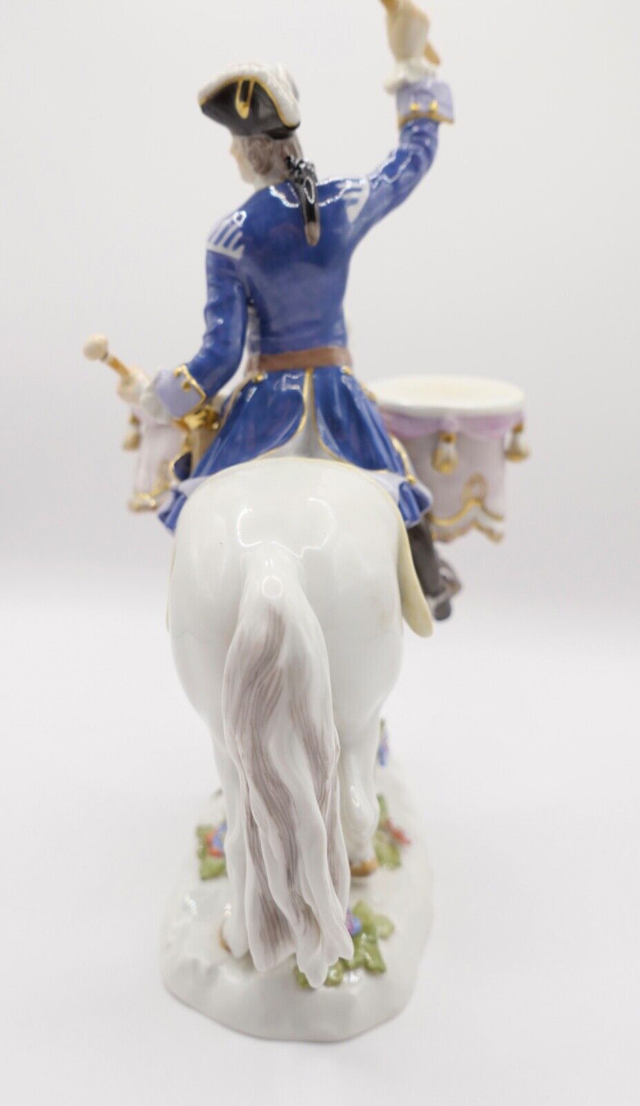 Meissen Figurengruppe 1. Wahl Paukenschläger Trommler zu Pferde Kändler 69555 - Antikhandel-Stuttgart