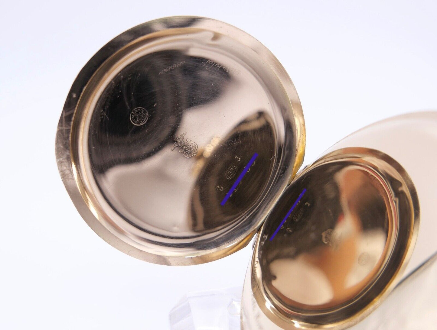 GP Girard Perregaux Taschenuhr 585 / 14K GOLD 51 mm Savonette inkl. Box - Antikhandel-Stuttgart