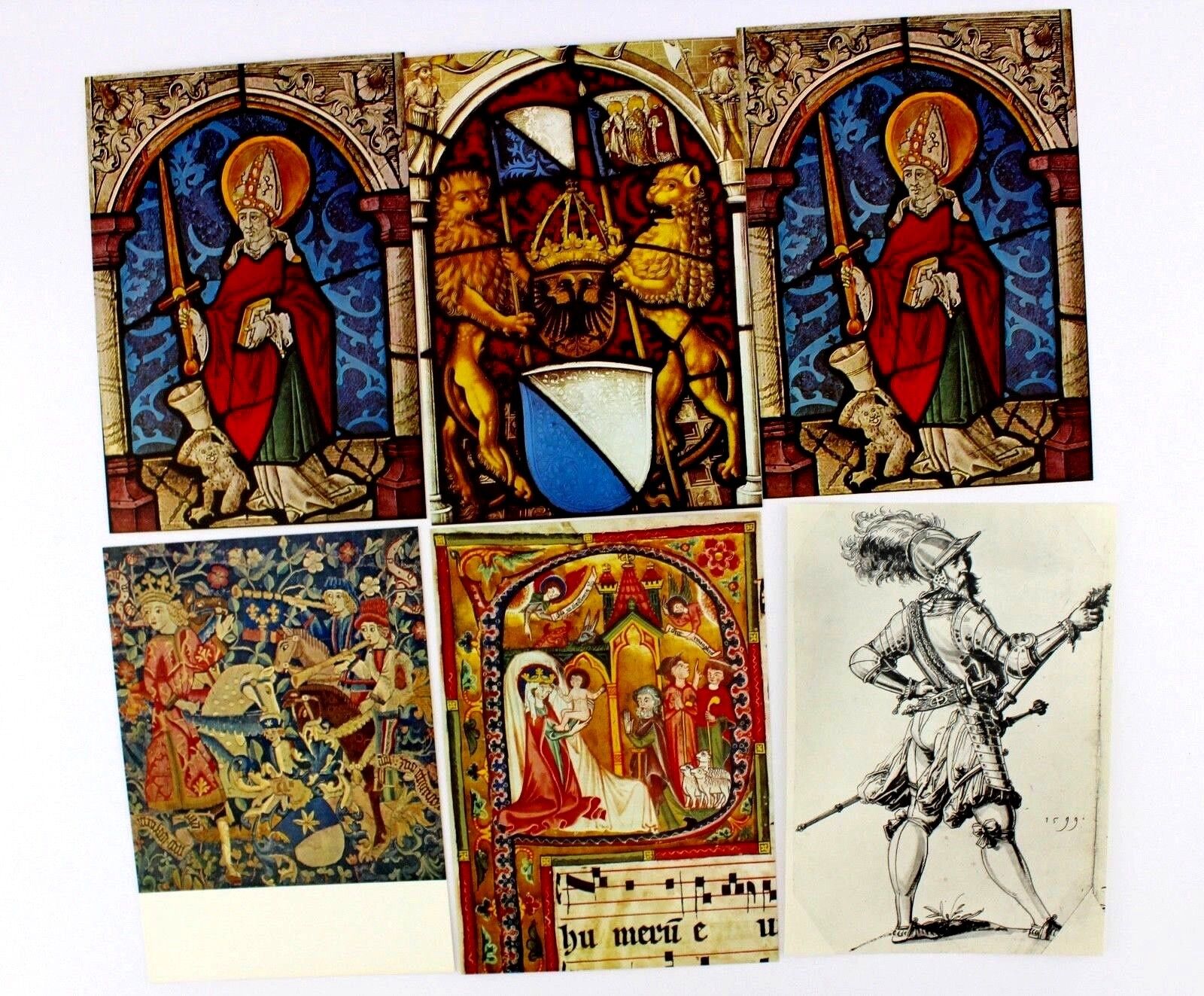 24x Postkarten Ansichtskarten Schweiz LANDESMUSEUM ZÜRICH 1970-80er Jahre - Antikhandel-Stuttgart