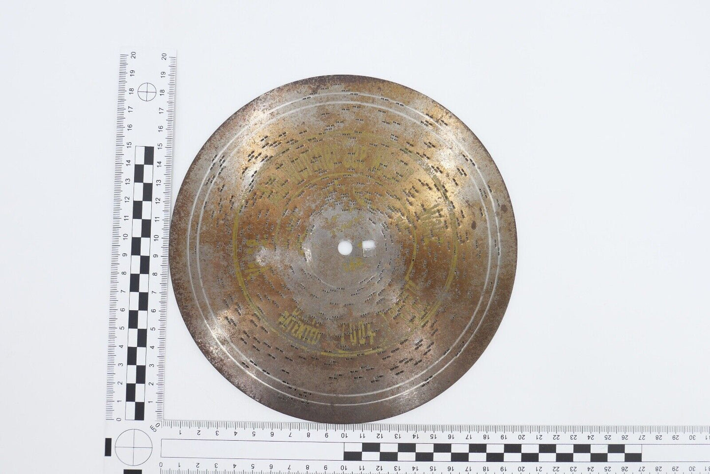 7004 Symphonion Lochplatte Spieluhr Spieldose AM WÖRTHER SEE WALZER Ø 19,5 - Antikhandel-Stuttgart