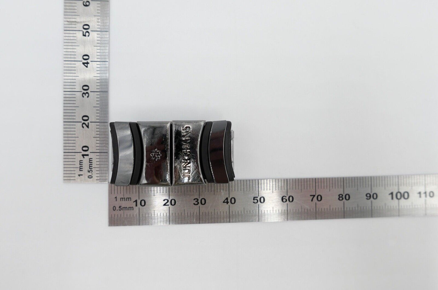 Faltschließe Junghans Mega Ceramic Armbanduhr Keramik Erstatzteil 018 - Antikhandel-Stuttgart