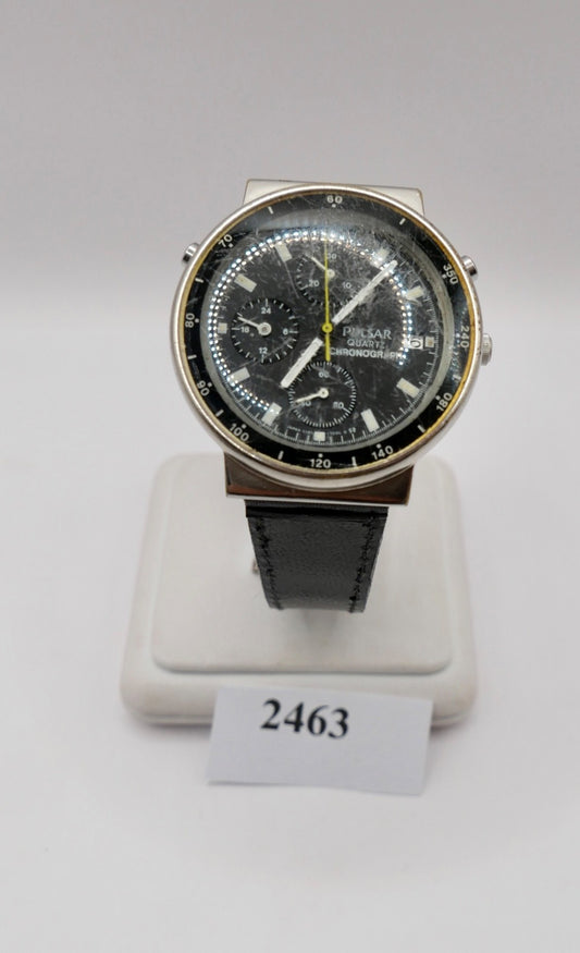 Pulsar Chronograph Quartz Herrenuhr Y187-7A00 seltene Ausführung