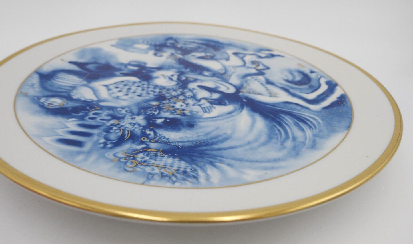 Meissen 1.Wahl Jahresteller 1983 Entwur Ukki Ikleya " Der Kalif in Bagdad " 26cm - Antikhandel-Stuttgart