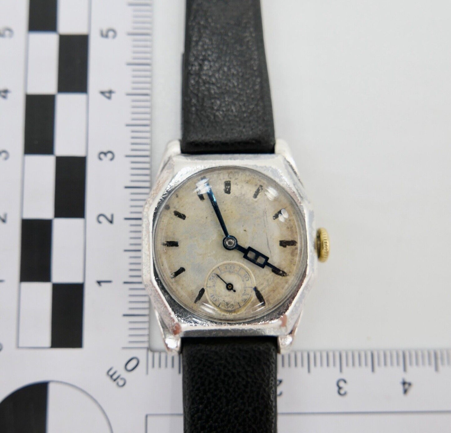 Antike ALPINA 800 Silber Armbanduhr Cal. 625 Handaufzug 1930er Jahre - Antikhandel-Stuttgart