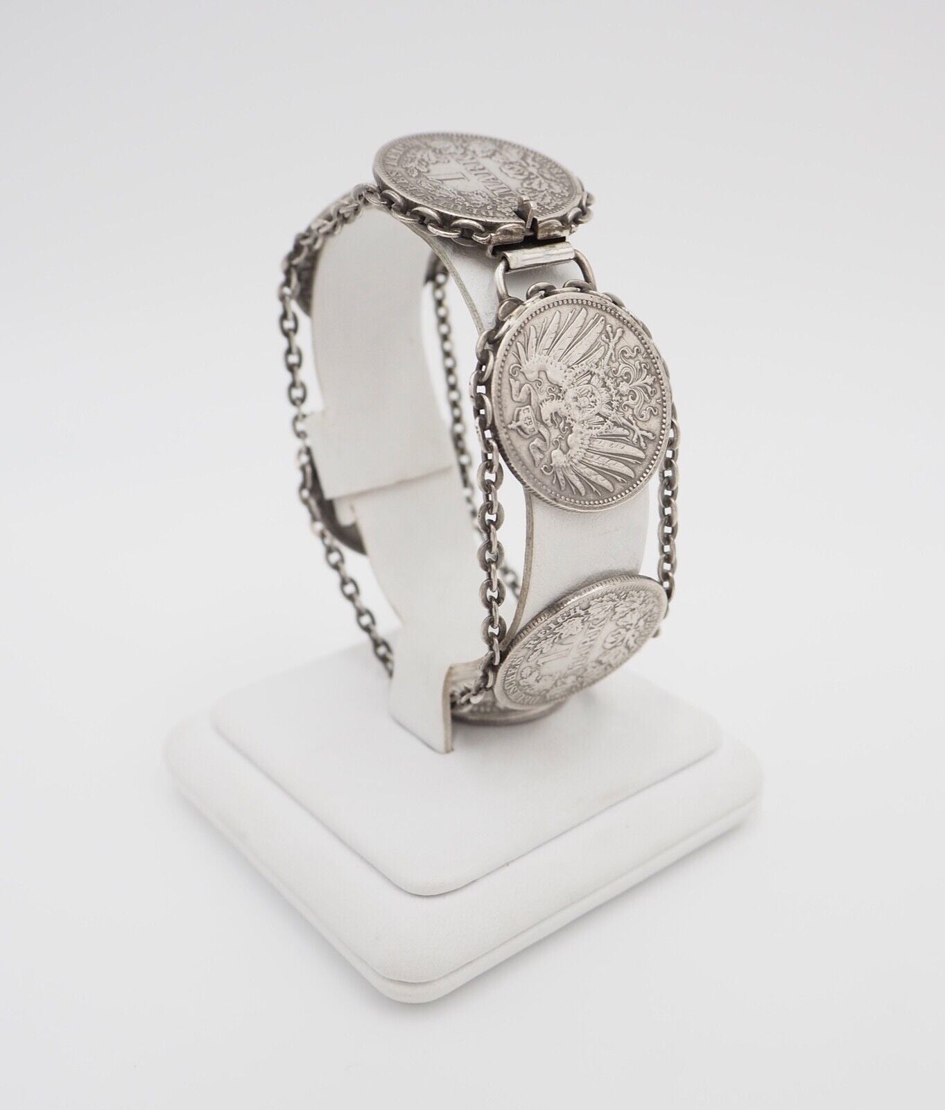 Silber 835 Armband Reichsmark 41,3 gr. A 1875 1887 1180 1900 1876 J - Antikhandel-Stuttgart