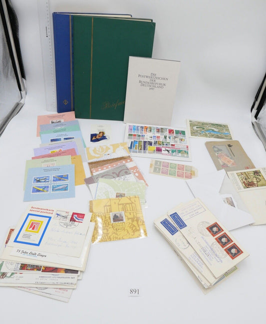 Konvolut LOT div. Briefmarken BRD DDR Berlin Ersttagsbriefe - Antikhandel-Stuttgart