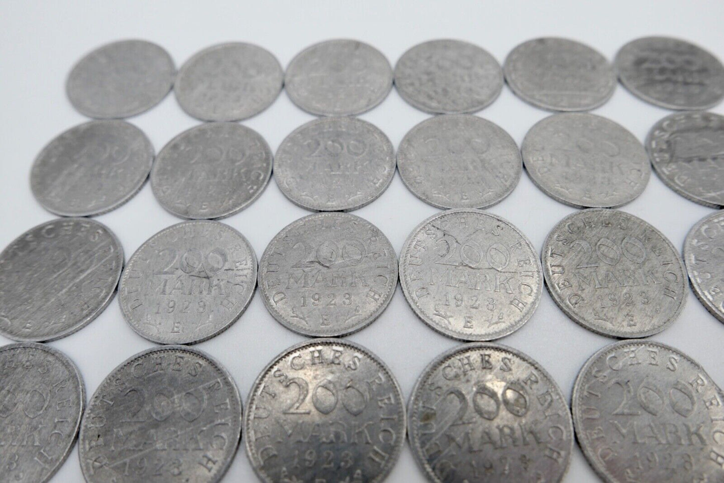 Weimarer Republik 200 Mark Deutsches Reich Ersatz & Inflationsmünzen 1923 J.304 - Antikhandel-Stuttgart