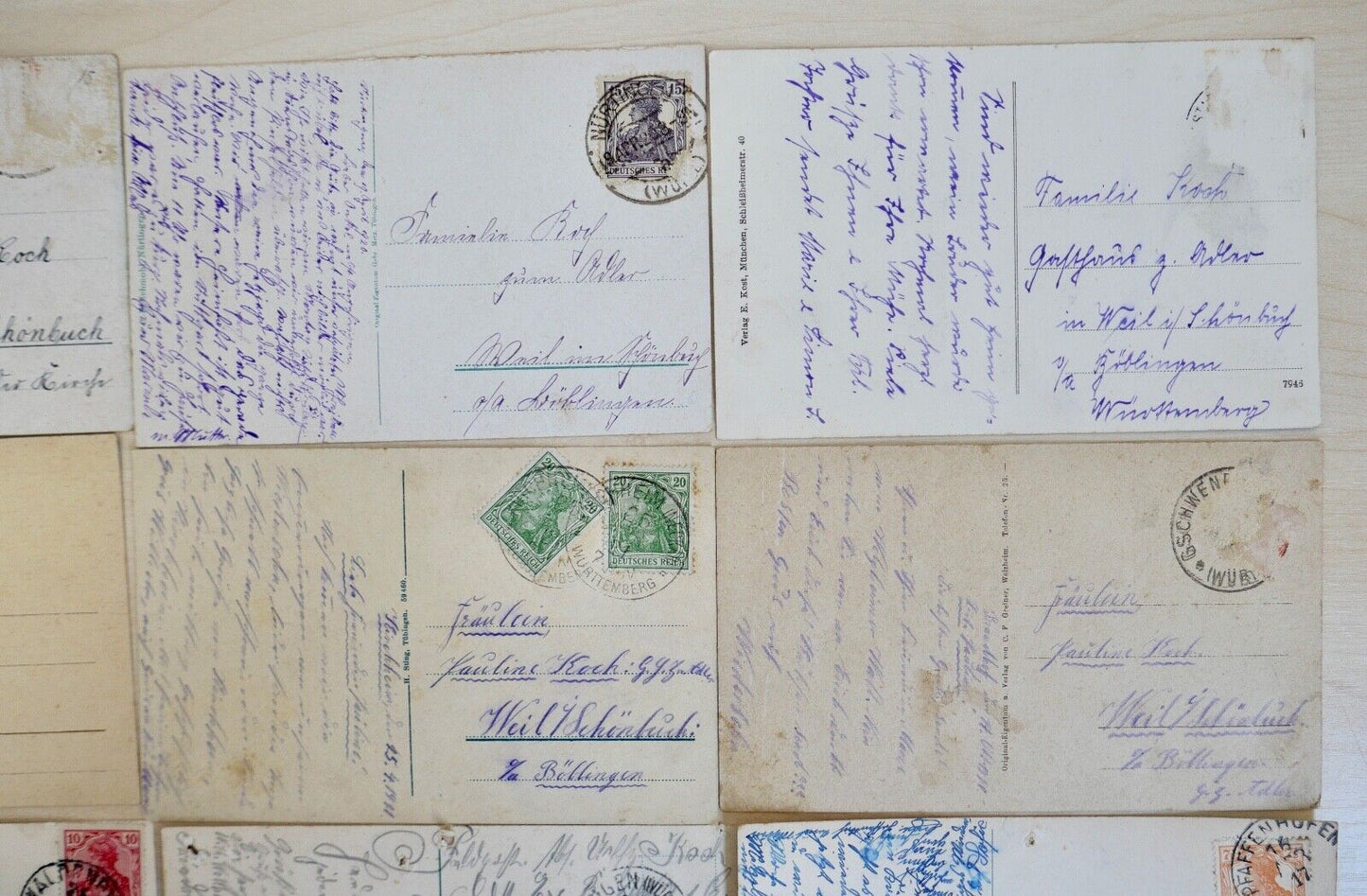antike Ansichtskarten Postkarten Briefmarken STÄDTE LANDSCHAFTEN deutsches Reich - Antikhandel-Stuttgart