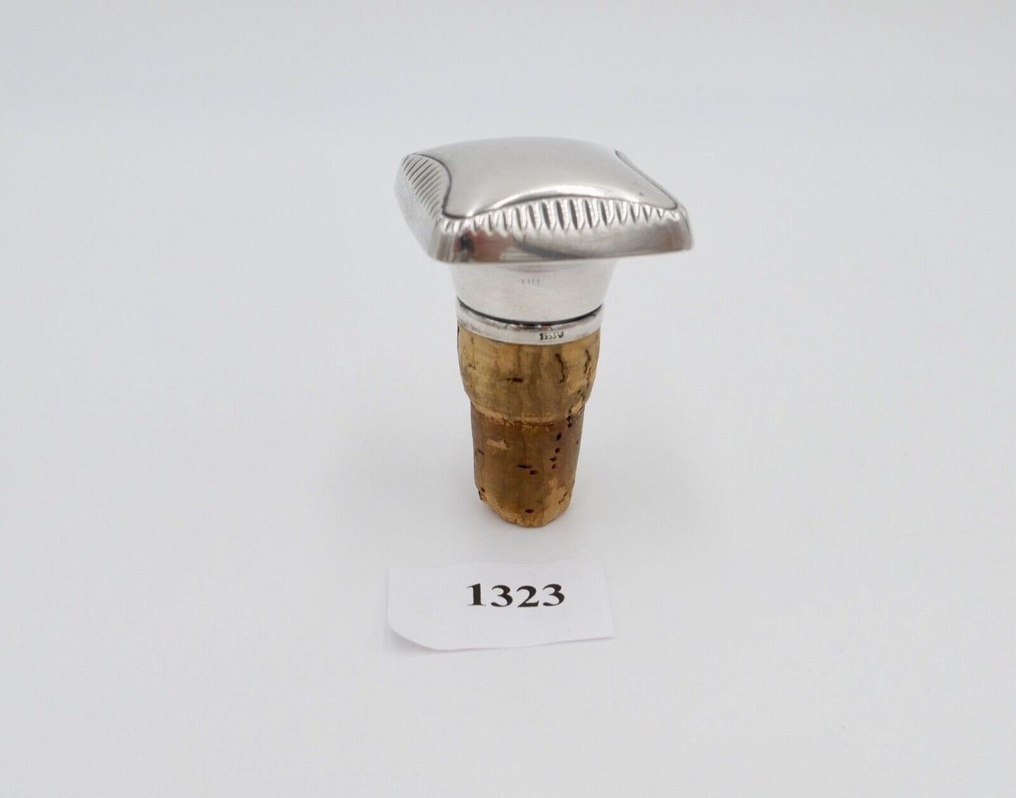 Art Deco 935S Silber Flaschenverschluss Flaschenkorken Zierkorken Adler Wappen - Antikhandel-Stuttgart