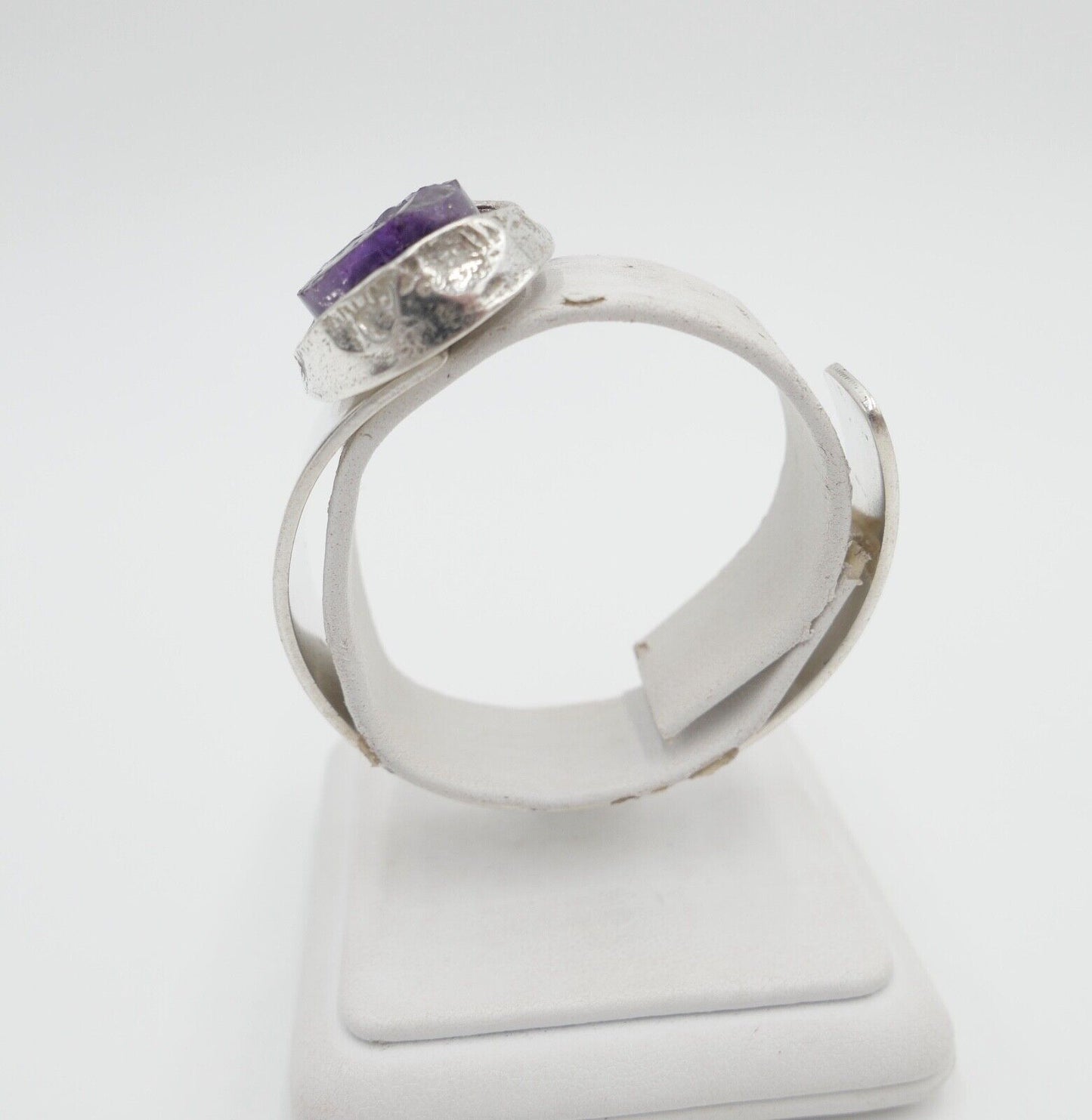 Amethyst 835 Silber Armband Armreif Armspange " PERLI " Guter Zustand RAR - Antikhandel-Stuttgart