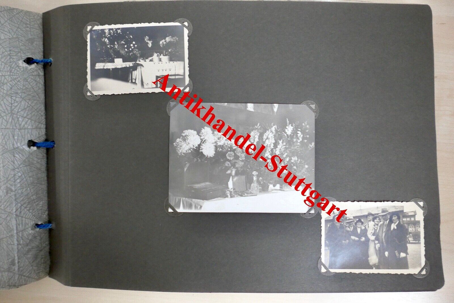 altes Fotoalbum aus 1930 " verliebtes wohlhabendes Paar auf Hochzeitsreise " - Antikhandel-Stuttgart