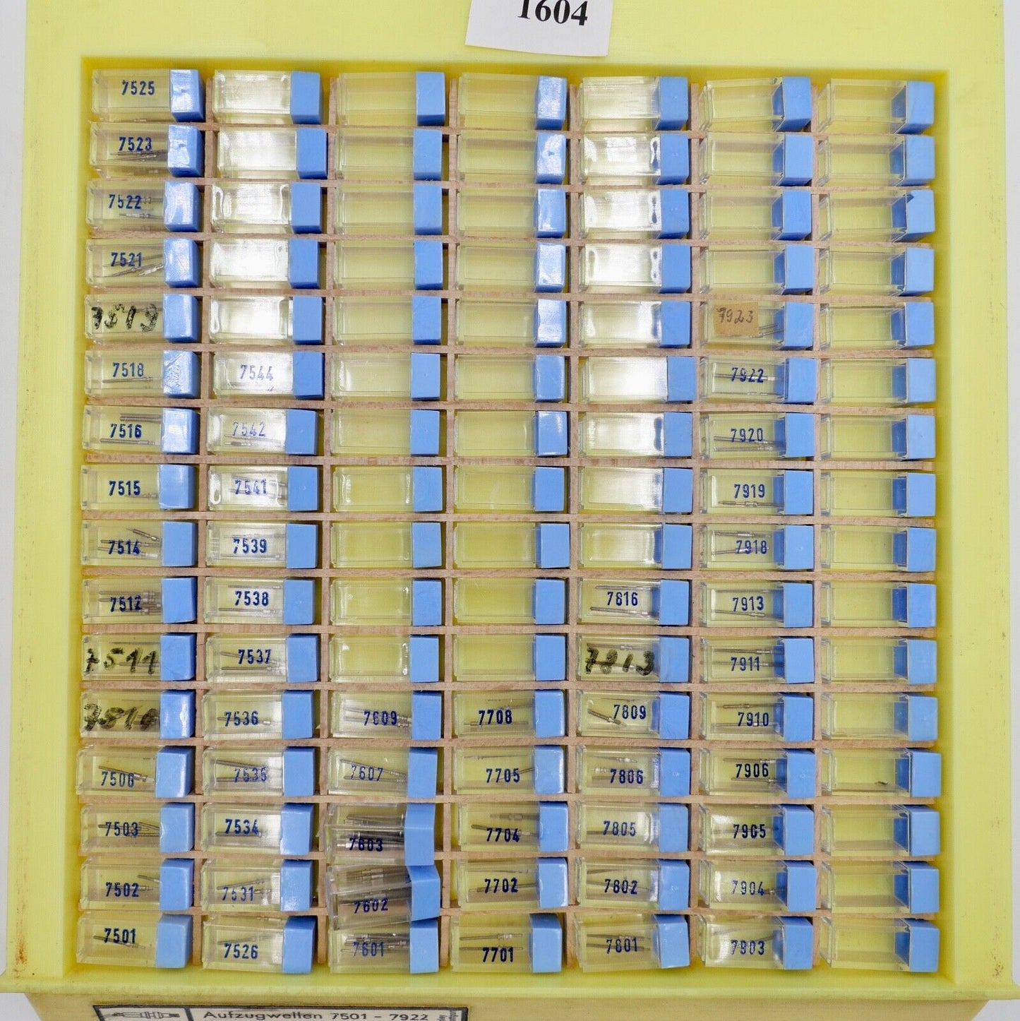 Konvolut AUFZUGSWELLE / AUFZUGSWELLEN 7501 - 7922 NEU BOLEY ( NOS ) - Antikhandel-Stuttgart