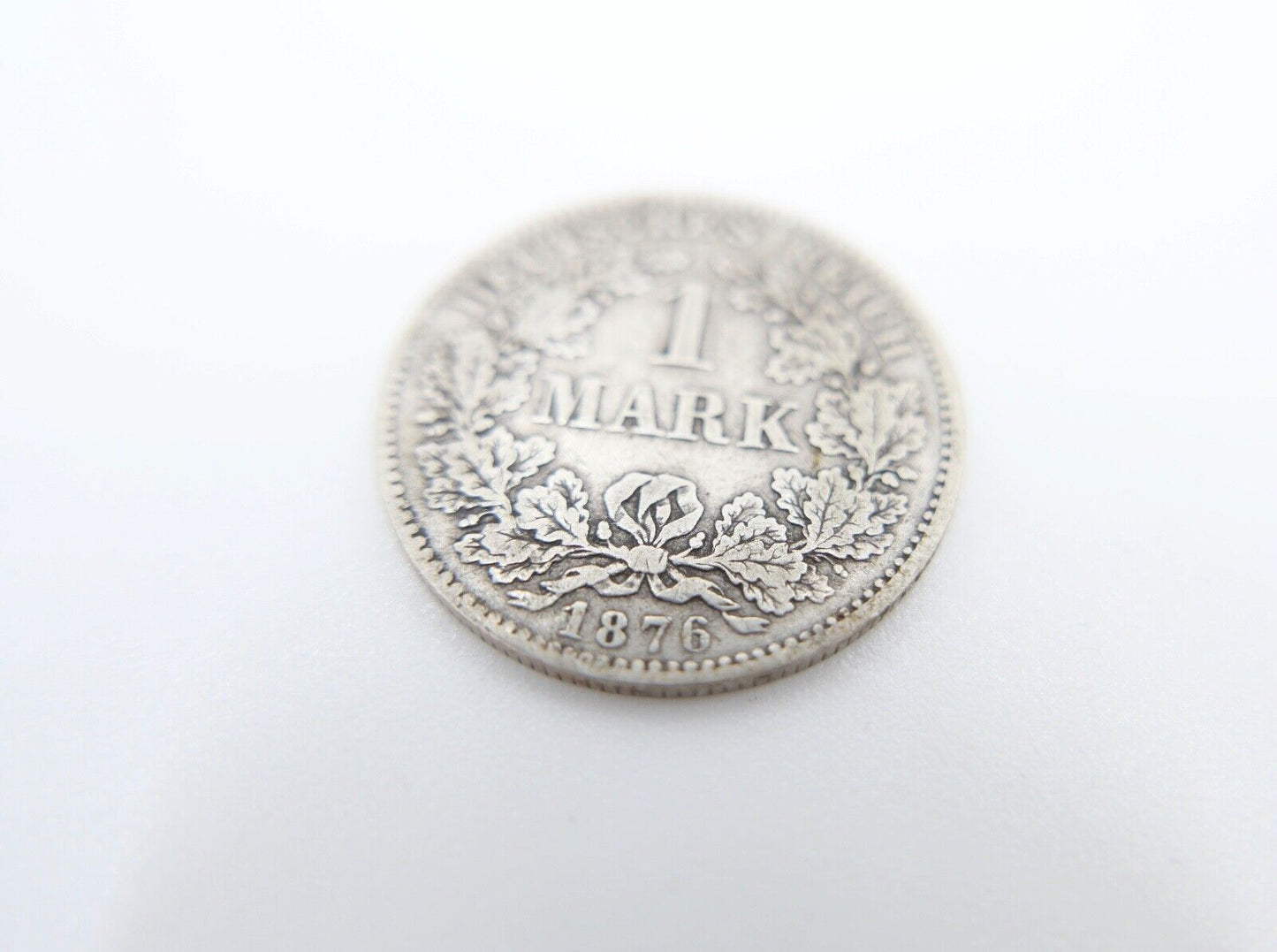 1 Mark Deutsches Reich 1876 H Jäger J.9 ss - vz sehr schön - vorzüglich Silber - Antikhandel-Stuttgart