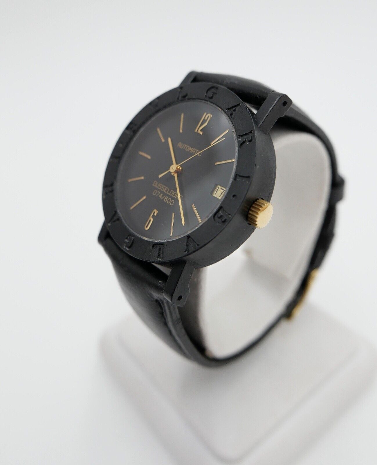 1994 BVLGARI BULGARI DÜSSELDORF CARBON Schwarz Gold LIMITIERTE AUFLAGE 074/ 600 - Antikhandel-Stuttgart