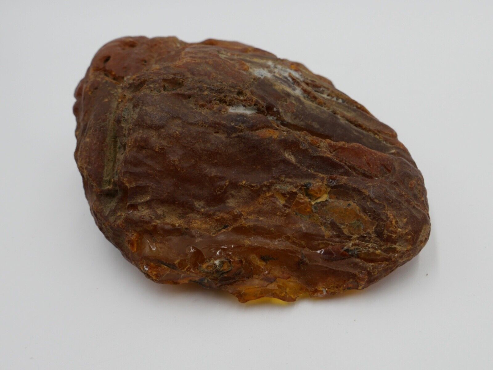 Bernstein Rohbernstein 375 Gramm 16x12x6 cm - Antikhandel-Stuttgart