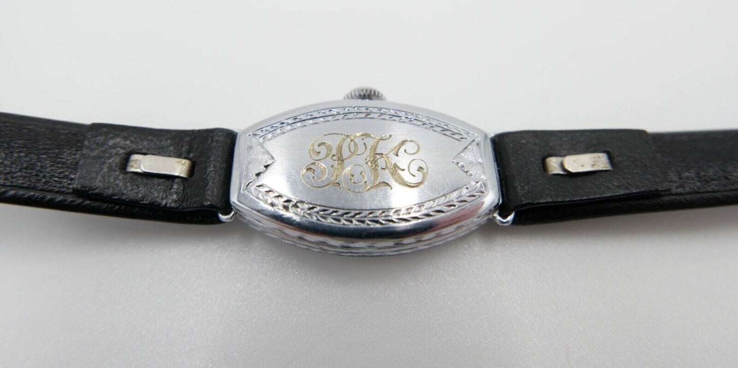 Antike Jugendstil 1920er Jahre Gold Damenuhr ( DEFEKT ) PARFIS WATCH SWISS 20 Kt - Antikhandel-Stuttgart