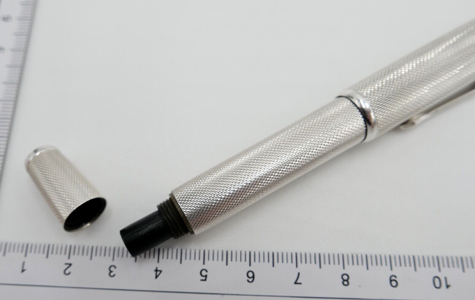 alter / antiker FÜLLER FÜLLFEDERHALTER aus 900 Silber NICHROMA EXTRA - Antikhandel-Stuttgart