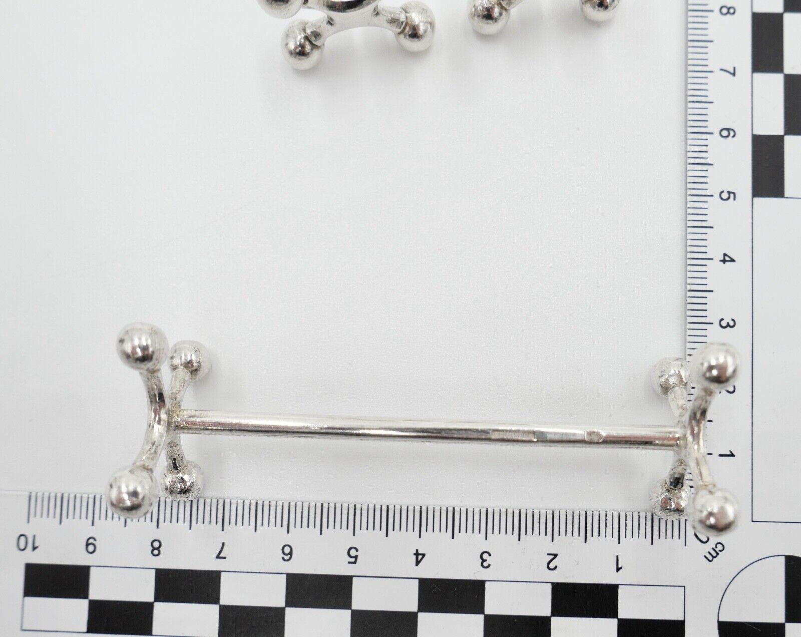 3x Messerhalter Besteck Halter Christofle Kugelkopf Versilbert FRANCE - Antikhandel-Stuttgart