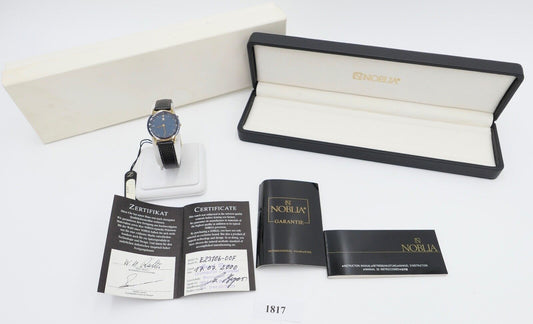 Elegante NOBLIA Damen Uhr NEU Box & Papiere YPIBL 304 / 4420-Y62643 ESL - Antikhandel-Stuttgart