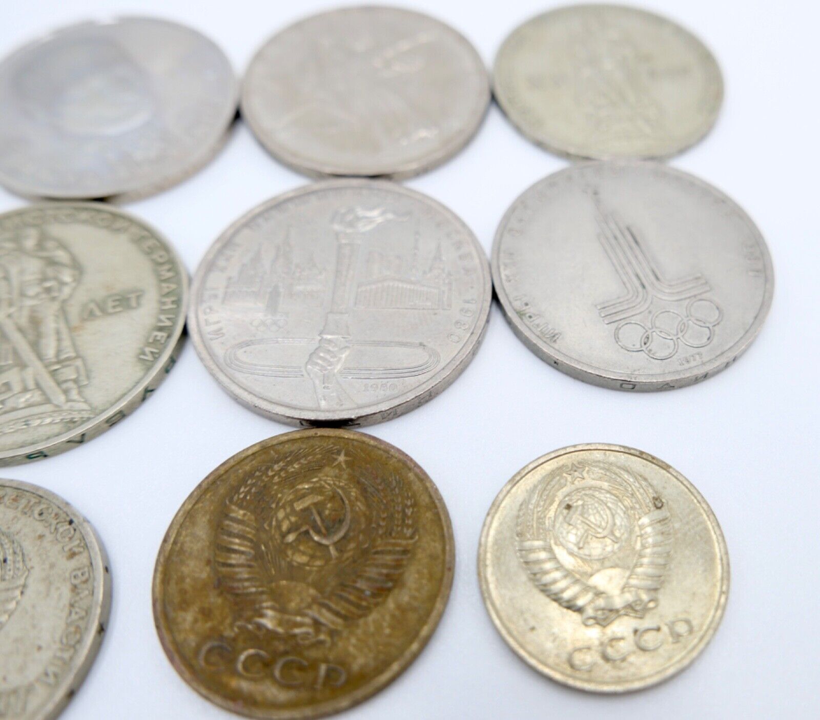 Posten Lot Konvolut Münzen Russland UDSSR RUBEL KOPEKE Lenin 1936-1980 - Antikhandel-Stuttgart