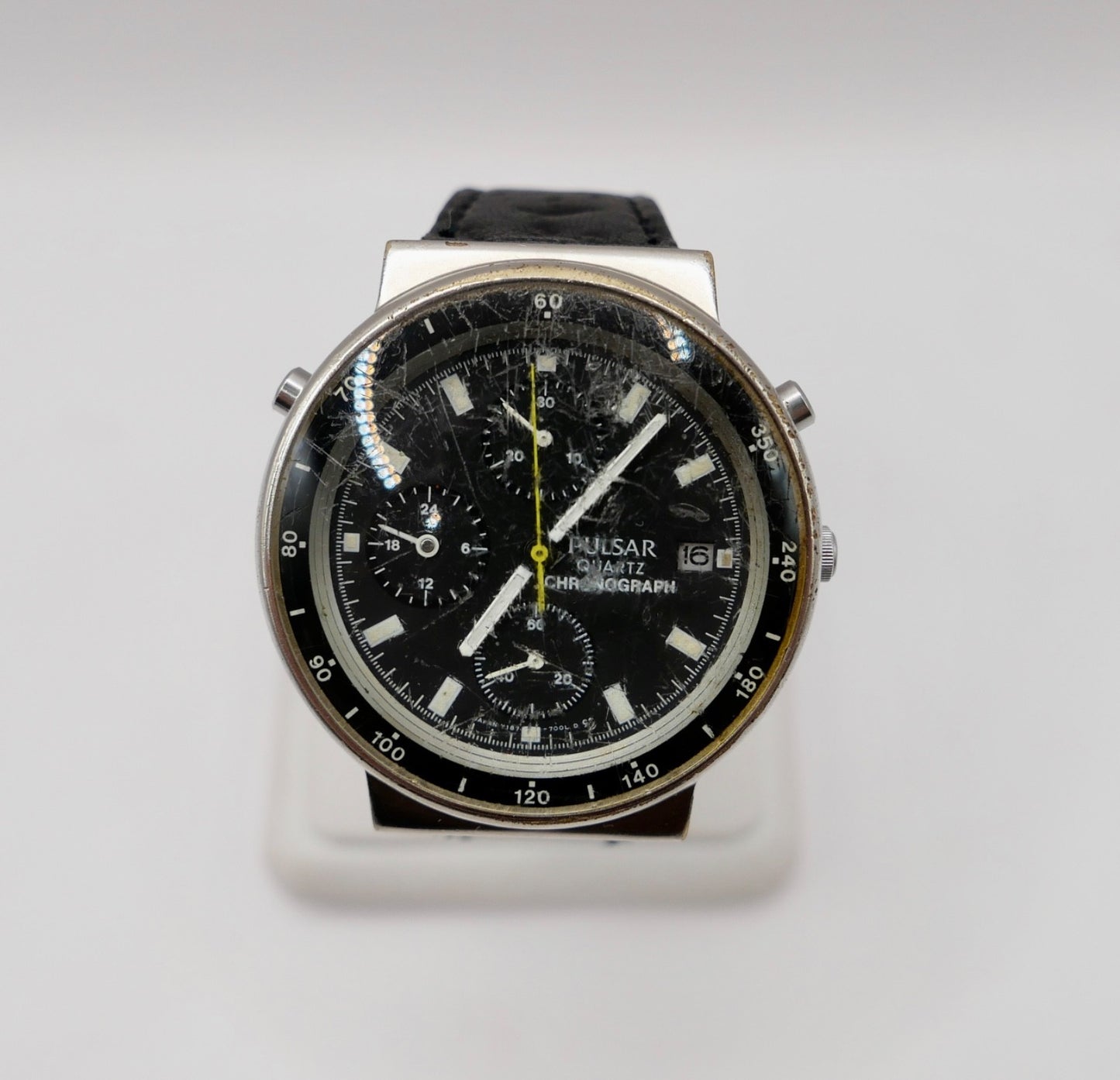 Pulsar Chronograph Quartz Herrenuhr Y187-7A00 seltene Ausführung