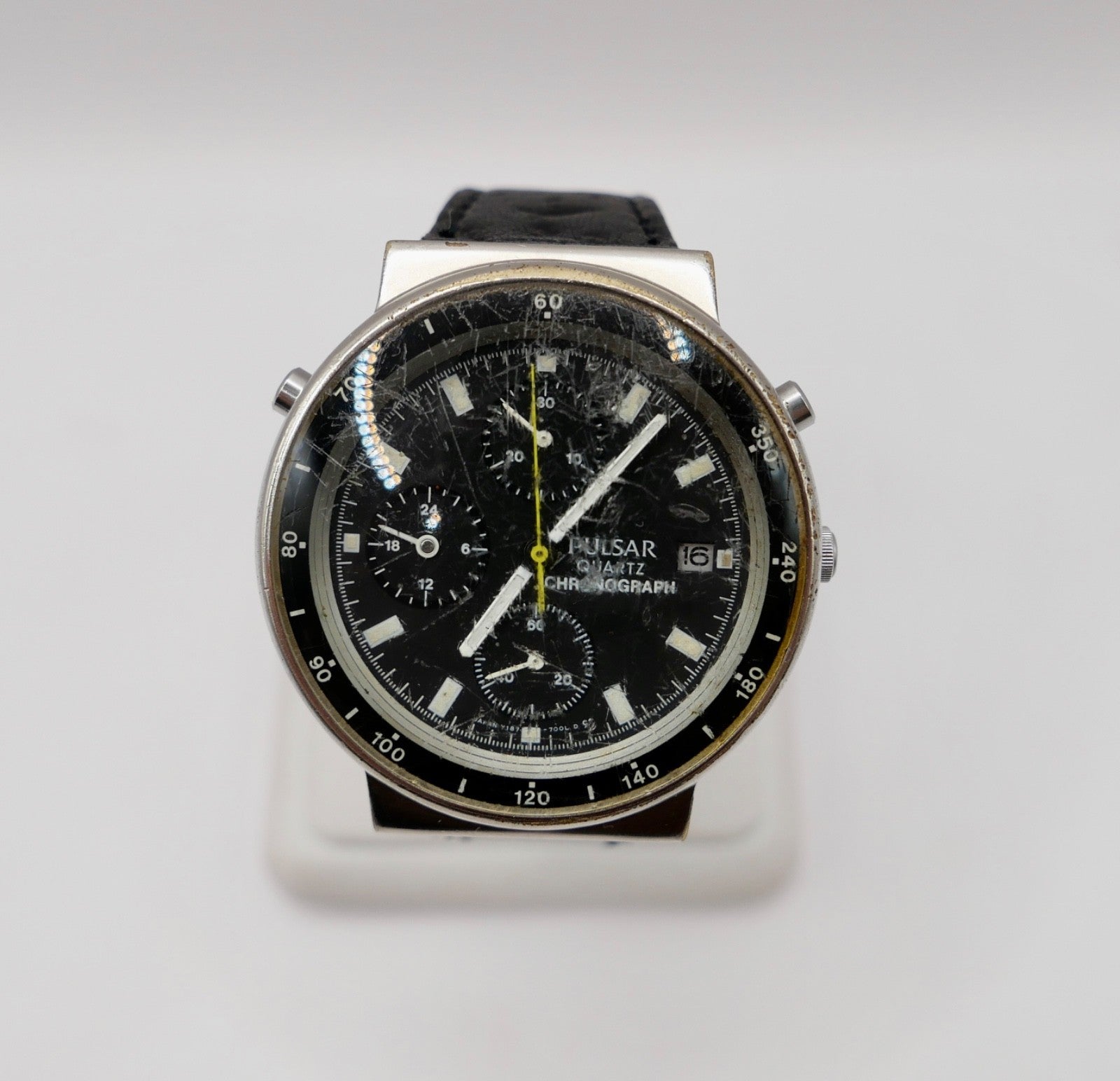 Pulsar Chronograph Quartz Herrenuhr Y187-7A00 seltene Ausführung