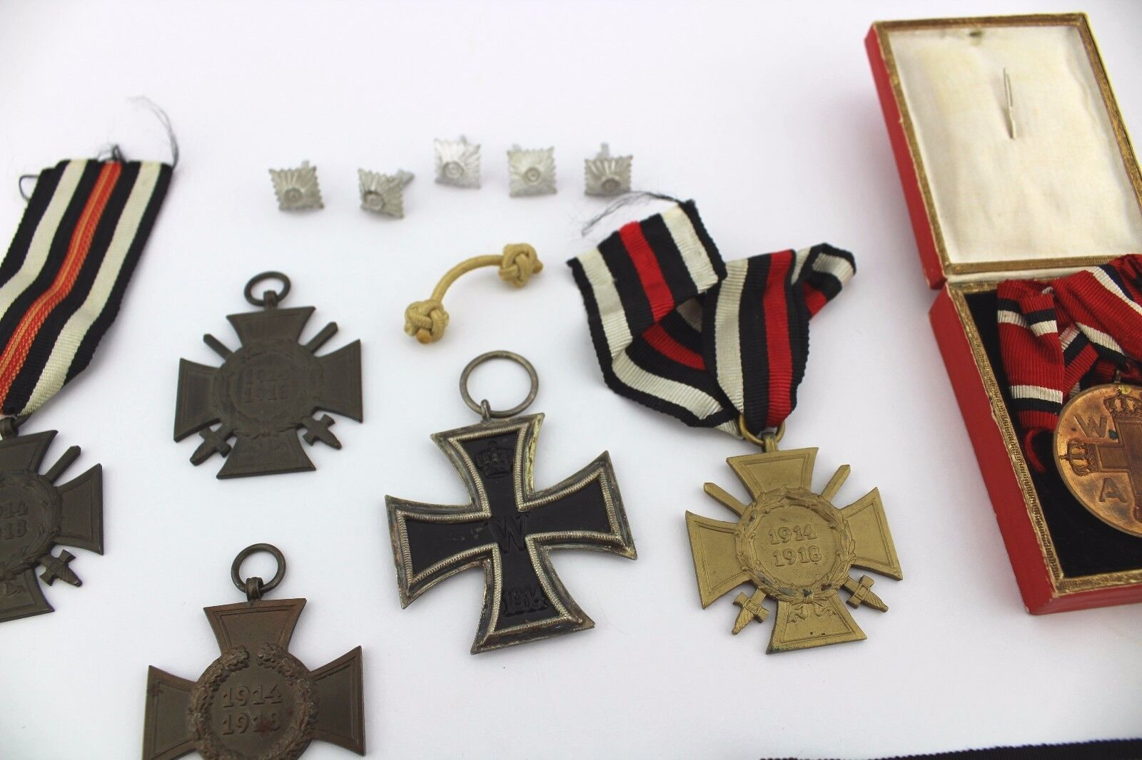 Konvolut Orden 1 2 WK WW Kreuz EK KO German BADGE MEDAL cross Frontkämpfer Rangs - Antikhandel-Stuttgart