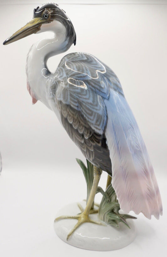 ROSENTHAL Porzellan Figur REIHER M.H. FRITZ Nr. 964 Alter 1950er Jahre - Antikhandel-Stuttgart