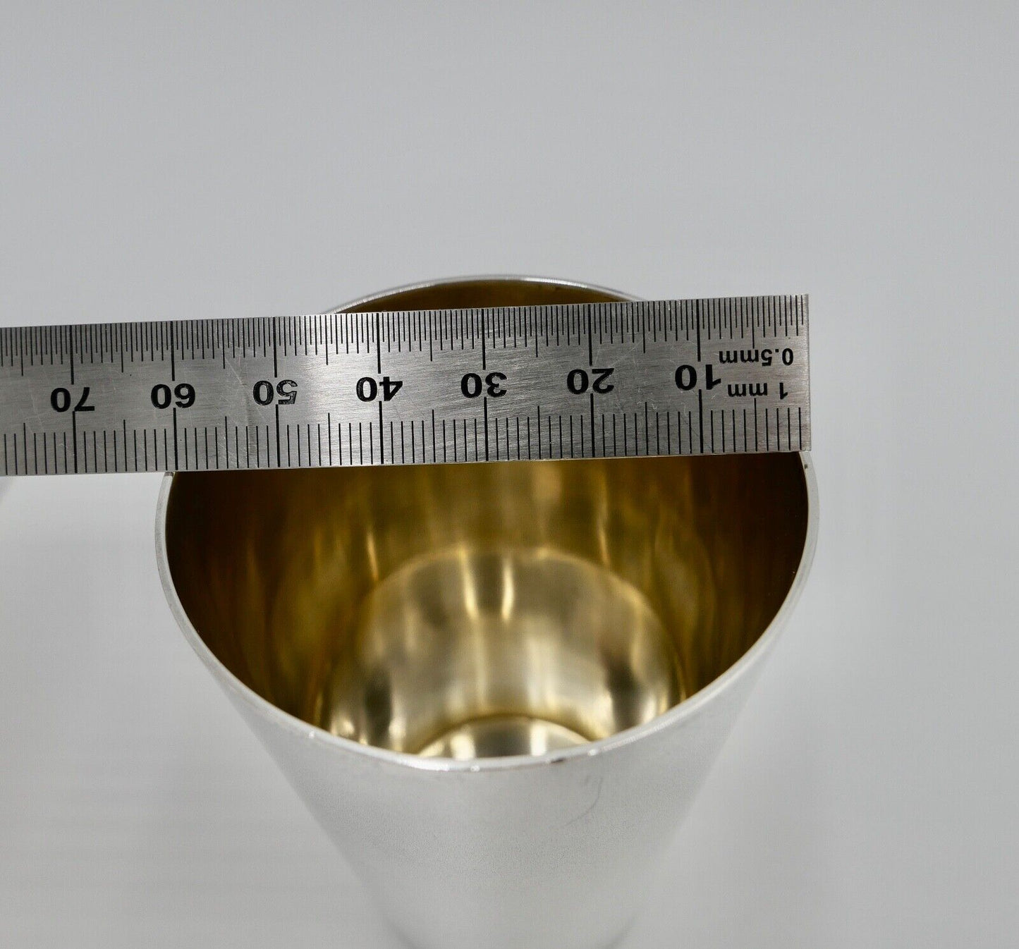 " VELO CLUB " ST. GALLEN 1883-1908 Becher 800 Silber Trinkbecher vergoldet LN - Antikhandel-Stuttgart