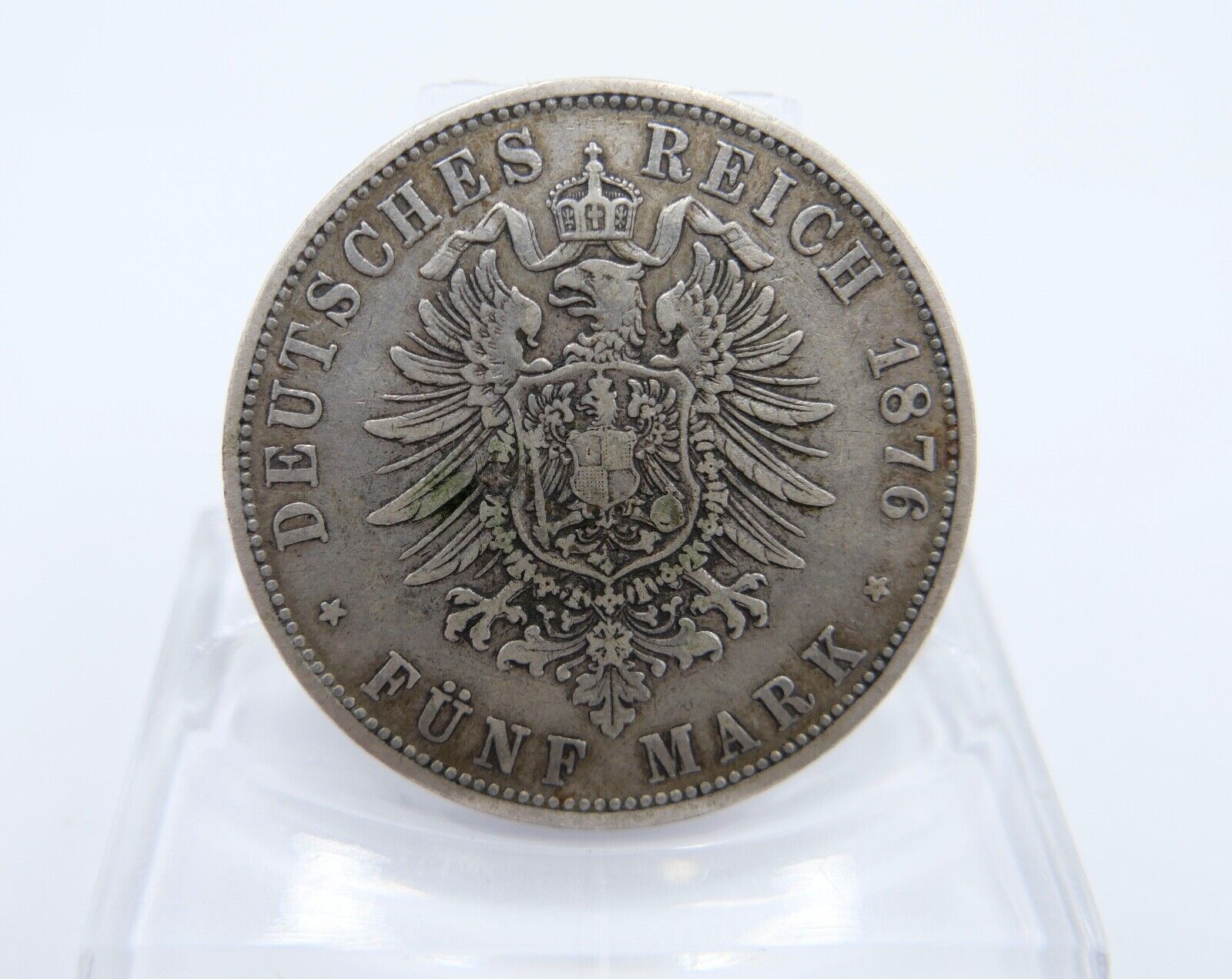 5 Mark 1876 C Jäger J.97 PREUSSEN WILHELM I. Silber 900 Dt. Kaiserreich - Antikhandel-Stuttgart