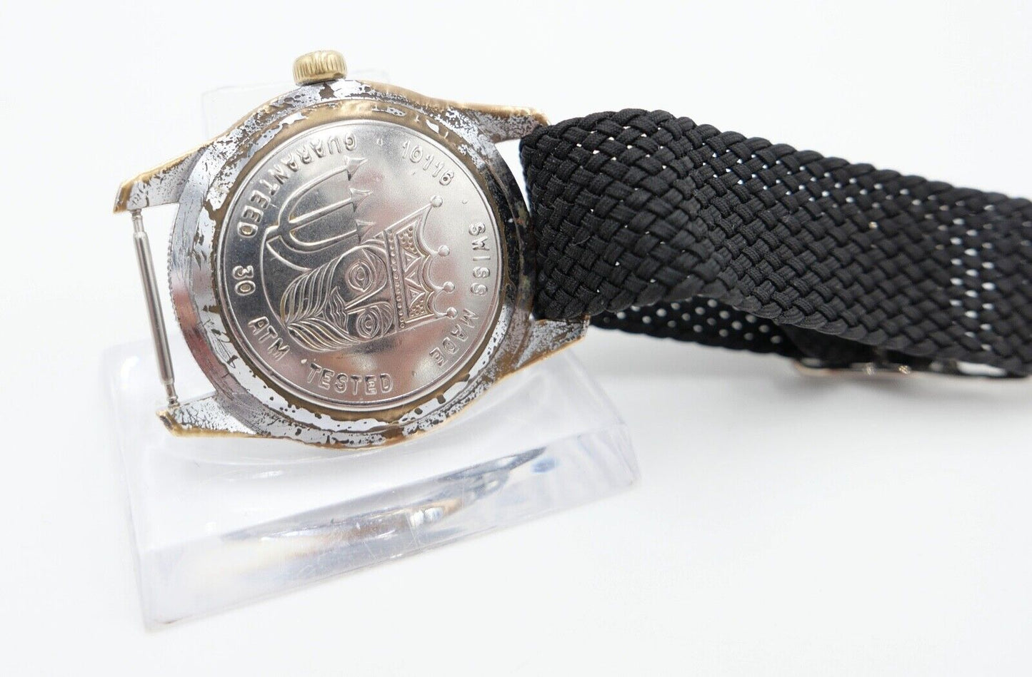 RAR 60er BULER Beryllium Balance Jemaflex DIVER Taucher Ø 36 mm neues Armband - Antikhandel-Stuttgart