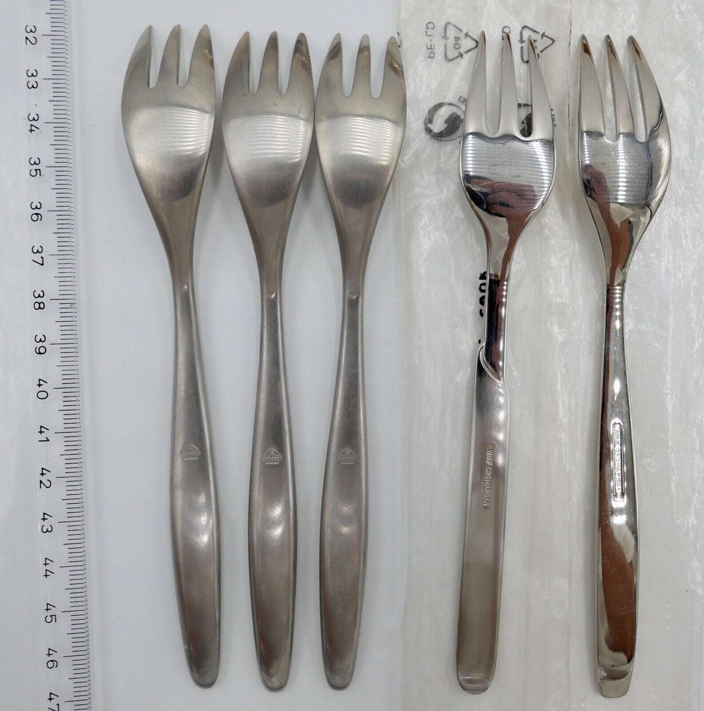 - NEU - OVP - 31 Teile WMF Cromargan Fischbesteck Kinderlöffel Speißeschieber - Antikhandel-Stuttgart