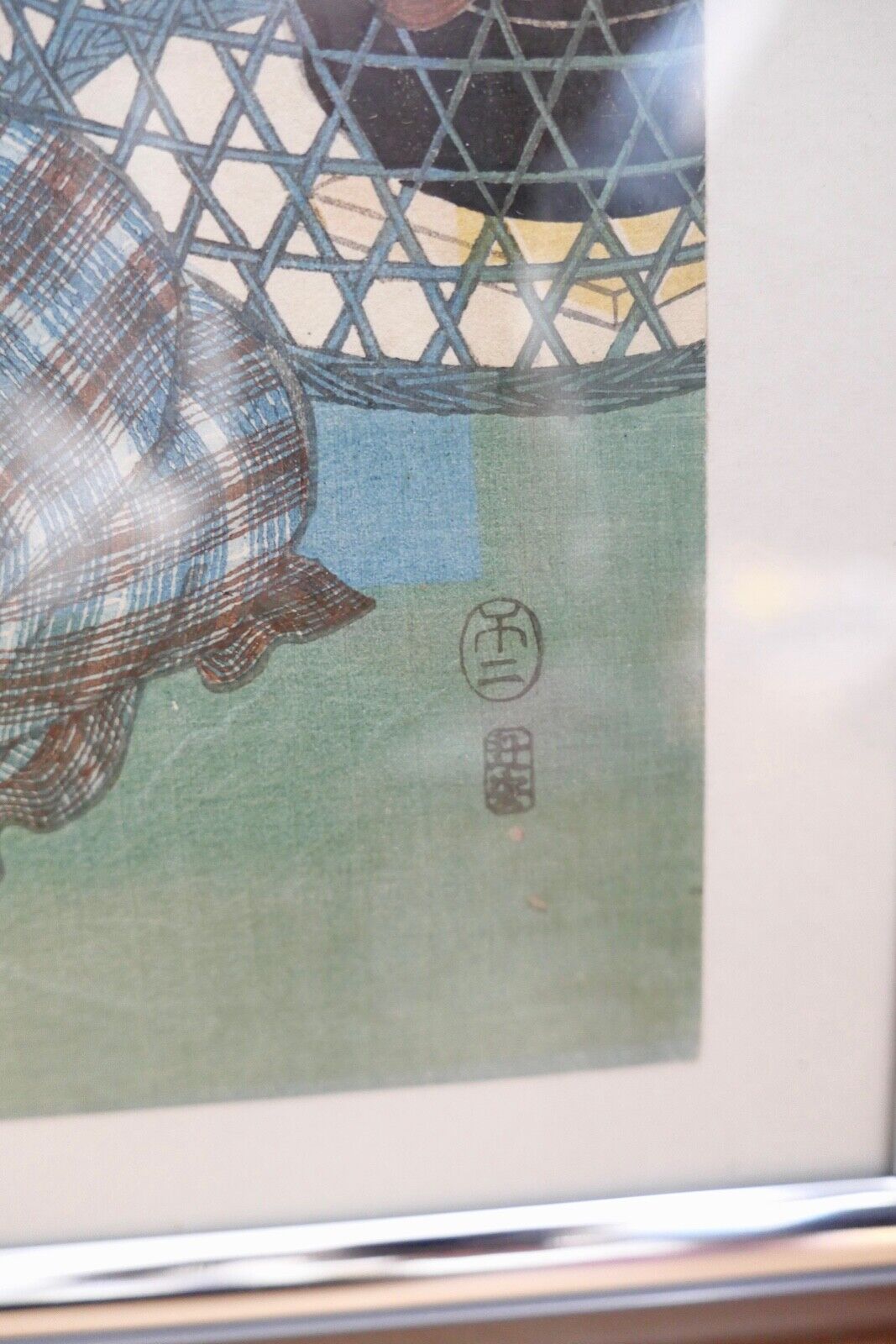 japanischer Farbholzschnitt Malerei Kunst Druckgrafik - Antikhandel-Stuttgart