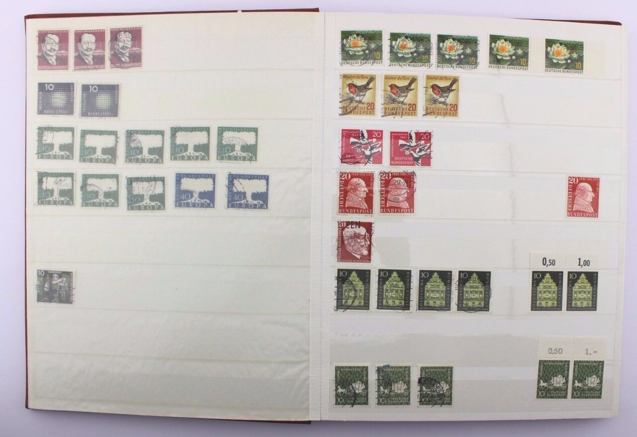 Briefmarken Album Collection stamps BRD Deutschland 1949 - 1968 Posthorn usw TOP - Antikhandel-Stuttgart