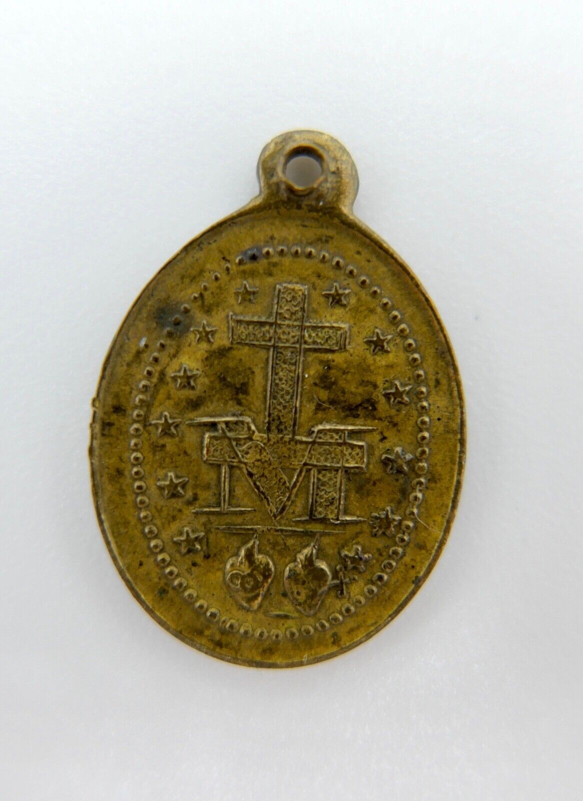 seltene alte antike Wallfahrtsmedaille religiöser christlicher Anhänger - Antikhandel-Stuttgart