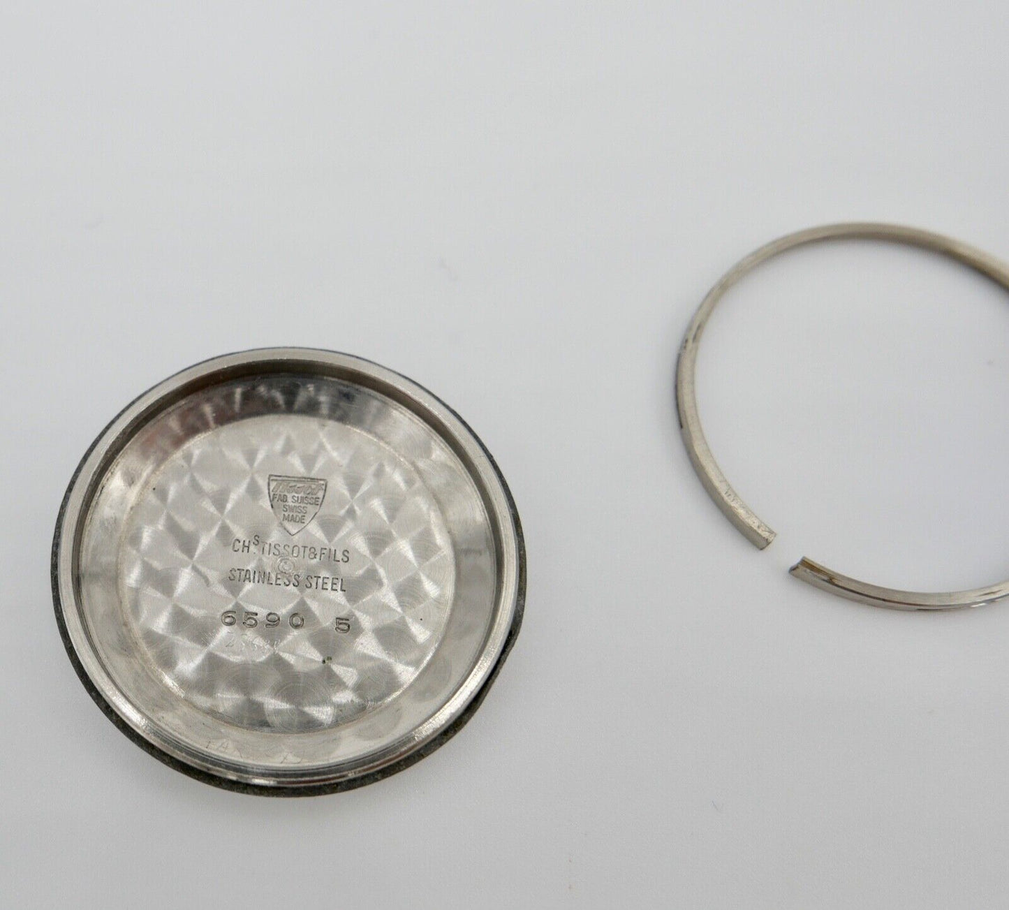 Uhrengehäuse Case TISSOT 6590 5 Automatic non magnetic Ø 34mm - Antikhandel-Stuttgart