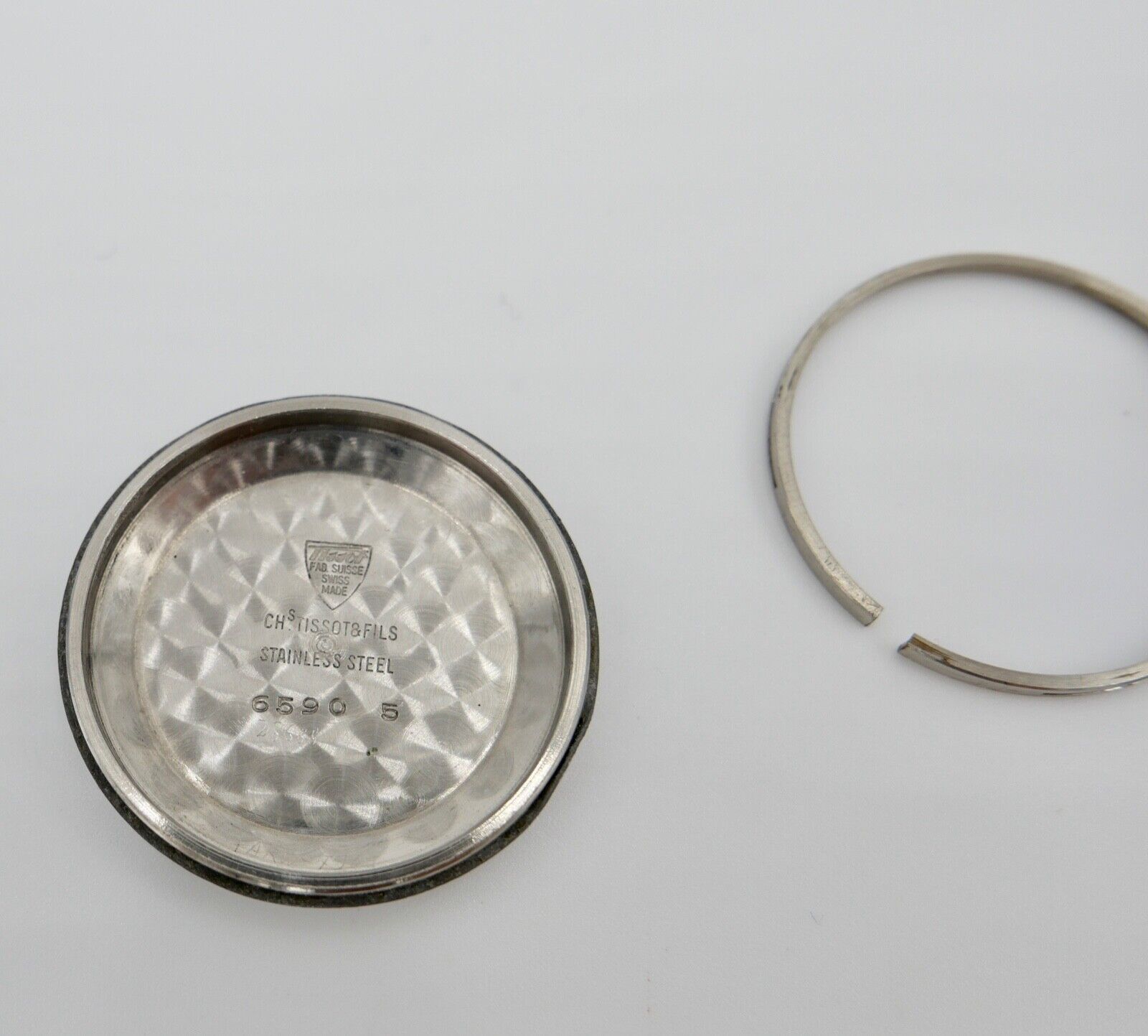 Uhrengehäuse Case TISSOT 6590 5 Automatic non magnetic Ø 34mm - Antikhandel-Stuttgart