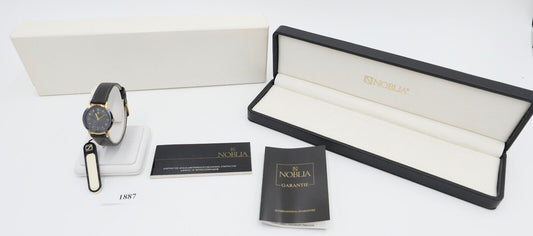 Elegante NOBLIA Damen Uhr NEU Box & Papiere YPIBL 304 / 4420-Y62651 ESL - Antikhandel-Stuttgart