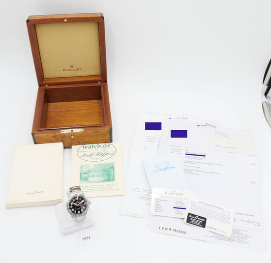 Blancpain 2100-1130M Ultra Slim Léman 2002-2004 Cal. 11.51 inkl. Box & Papiere - Antikhandel-Stuttgart