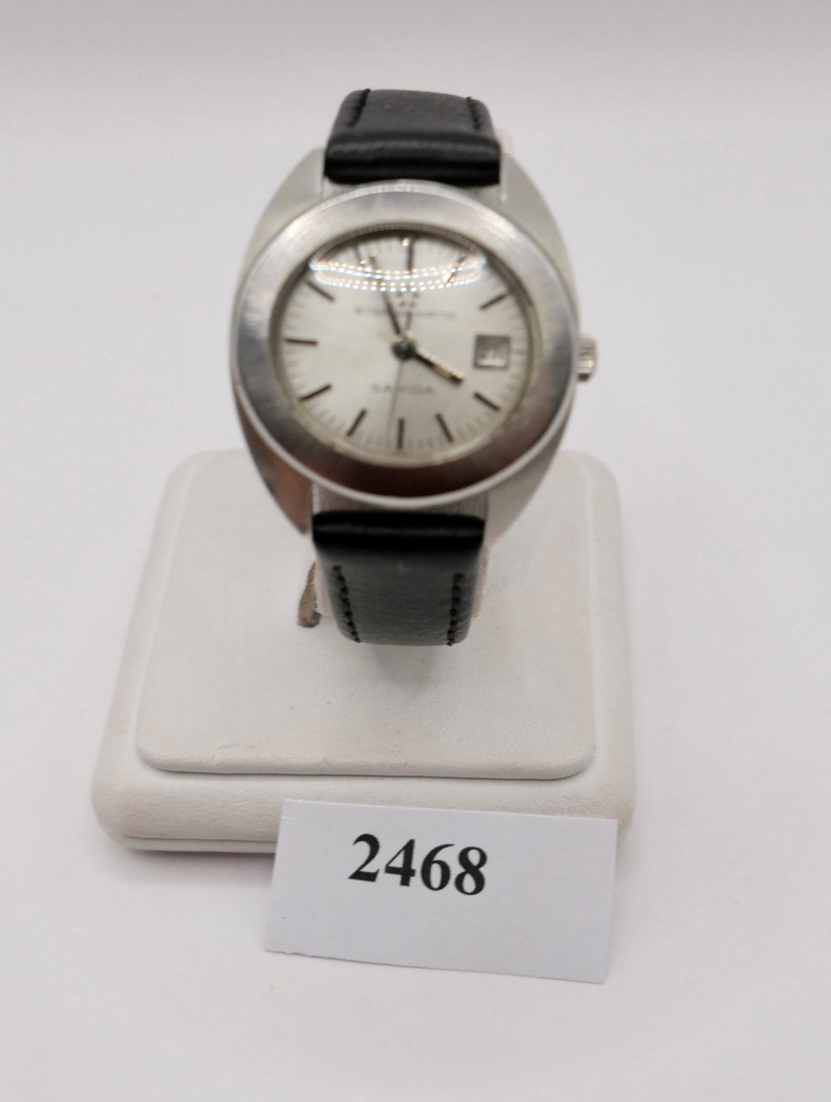 70er Eterna-Matic Sahida Damenuhr Automatic graues Zifferblatt 161T Cal. 12671