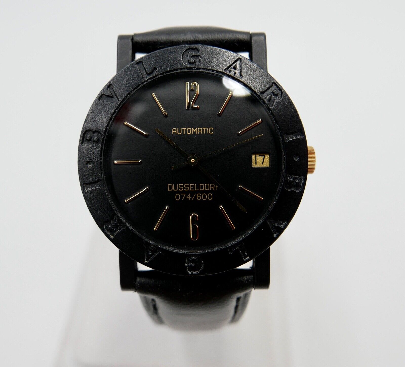 1994 BVLGARI BULGARI DÜSSELDORF CARBON Schwarz Gold LIMITIERTE AUFLAGE 074/ 600 - Antikhandel-Stuttgart