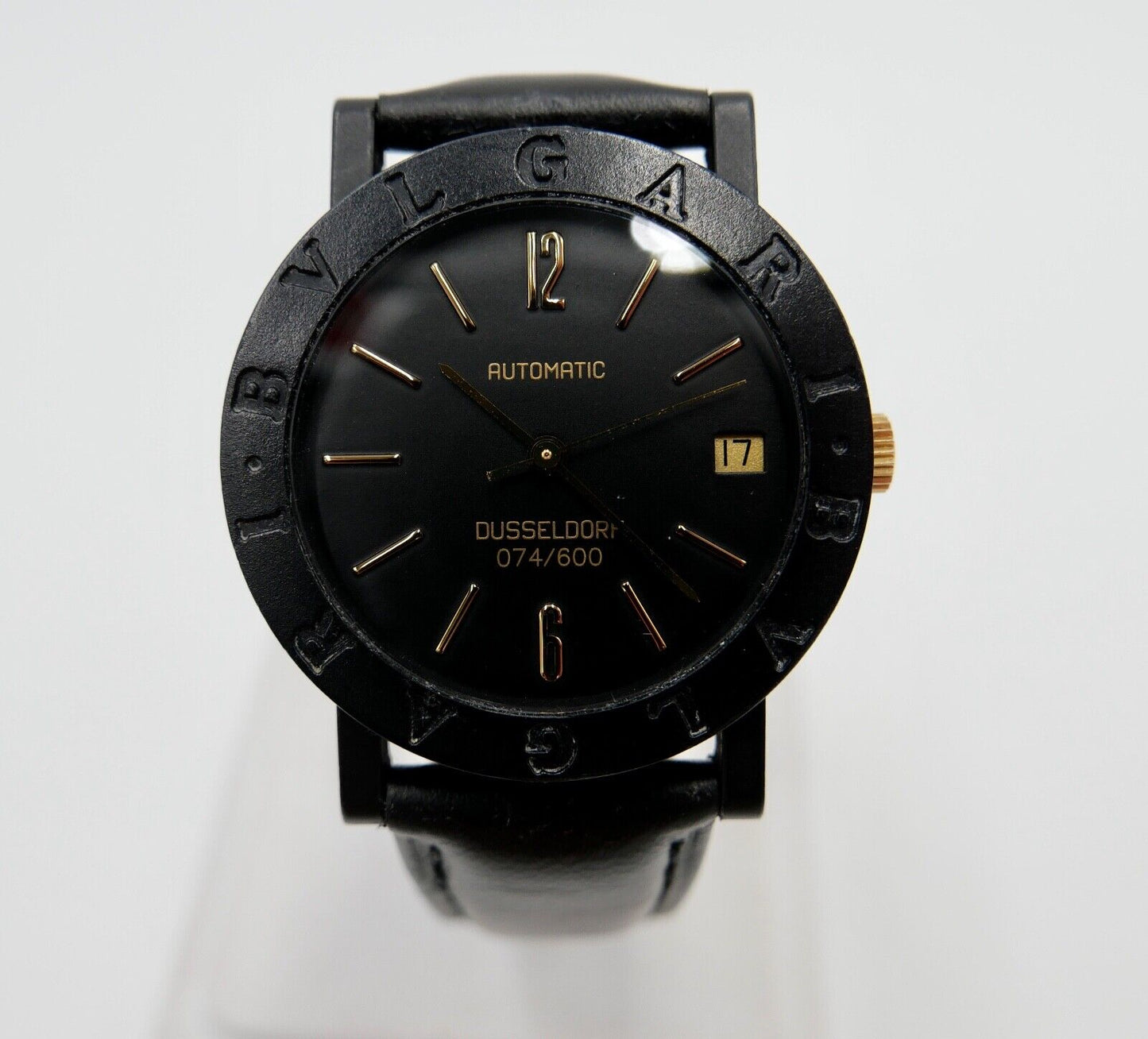 1994 BVLGARI BULGARI DÜSSELDORF CARBON Schwarz Gold LIMITIERTE AUFLAGE 074/ 600 - Antikhandel-Stuttgart