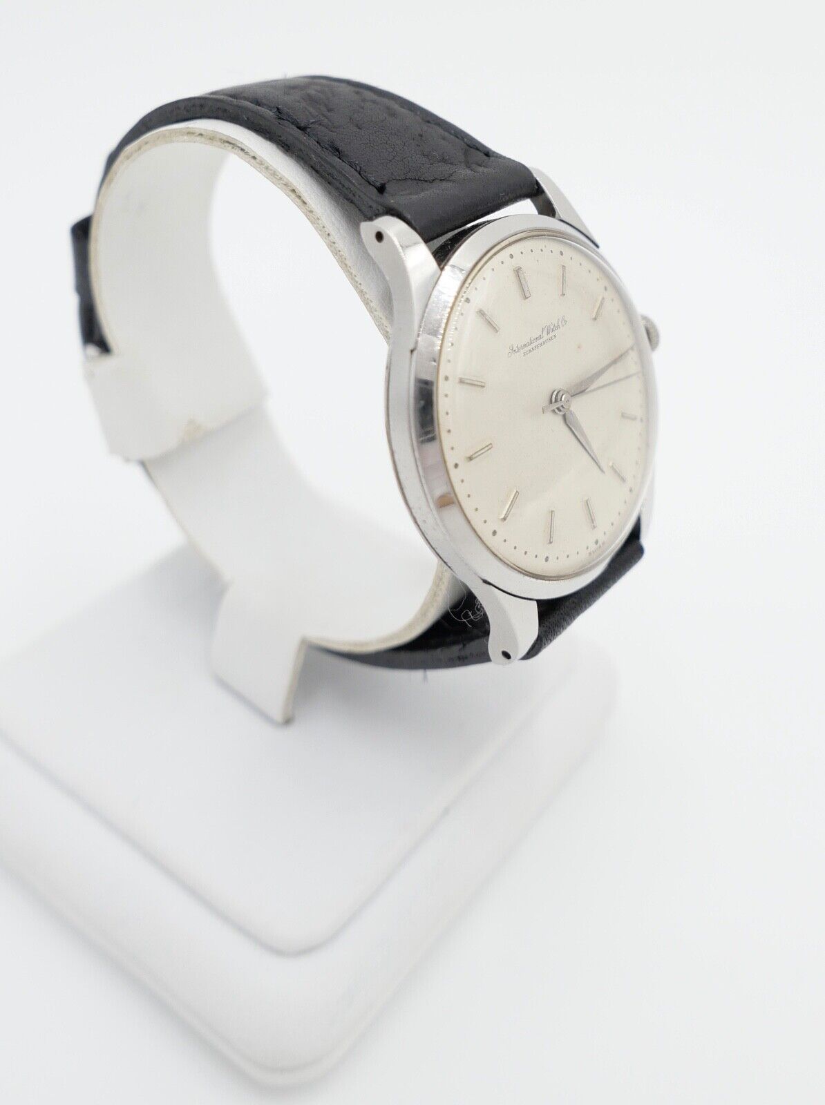 1959 IWC International Watch Co Herren Armbanduhr Cal. 89 Edelstahl Handaufzug - Antikhandel-Stuttgart