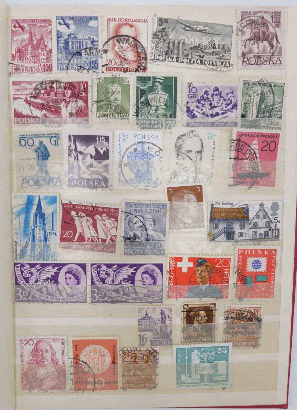 Konvolut LOT diverese Briefmarken internationale und Besatzungszonen - Antikhandel-Stuttgart