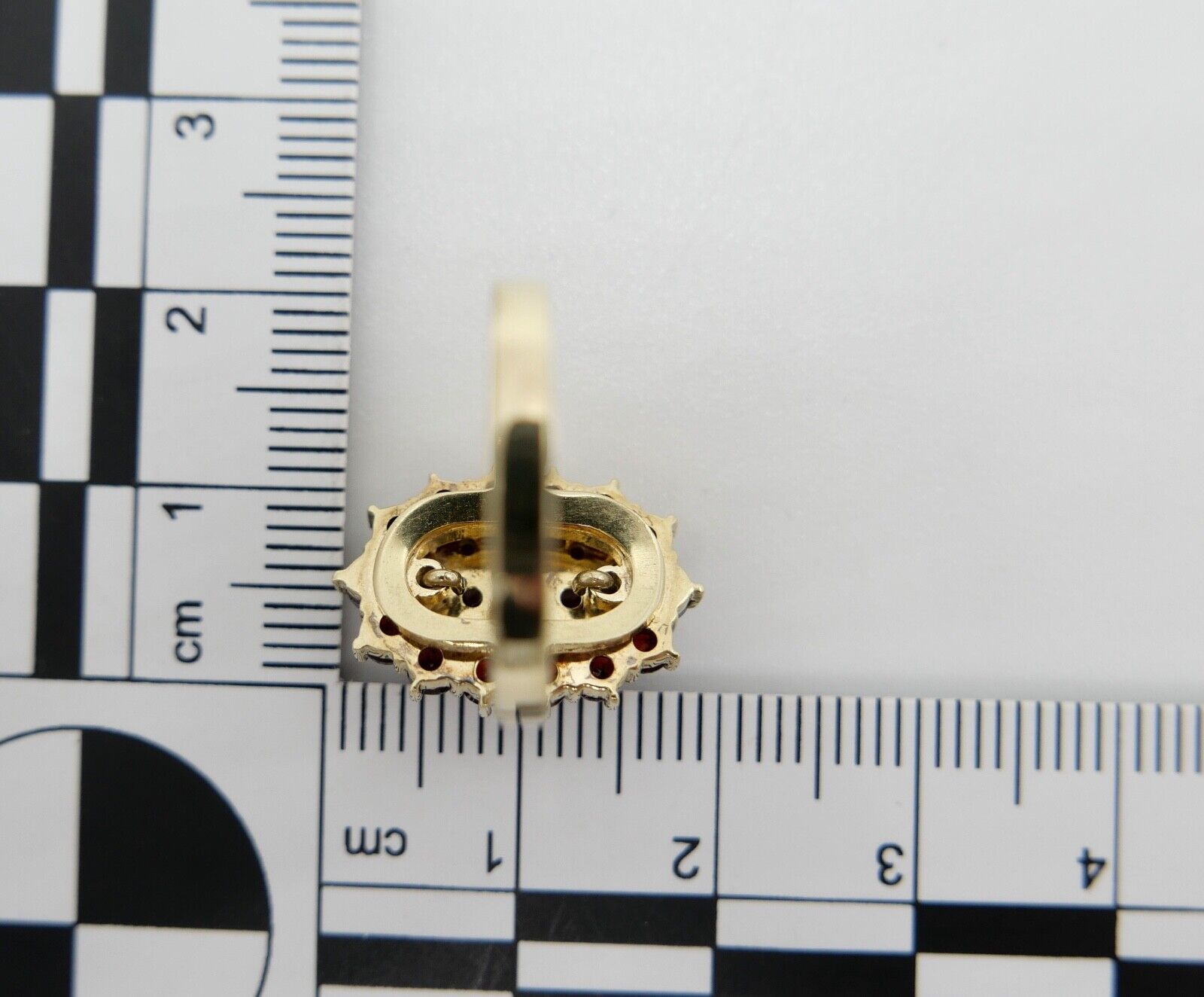 1980er Jahre Ring Böhmen Grant Gold 585 14K - Antikhandel-Stuttgart