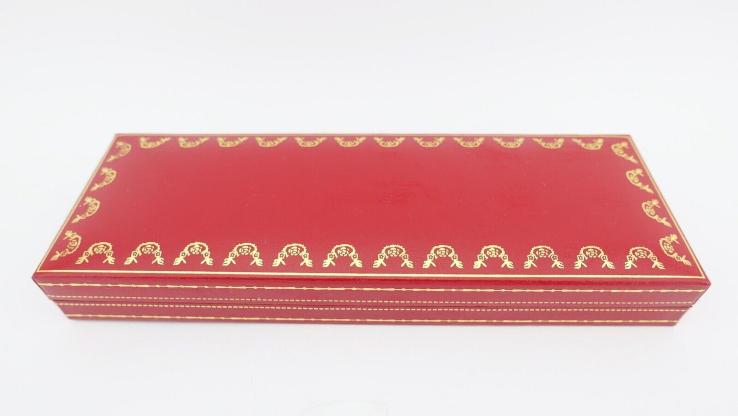 Must de Cartier Tintenfüller Füllfederhalter Füller ETUI BOX 18 x 6 cm - Antikhandel-Stuttgart