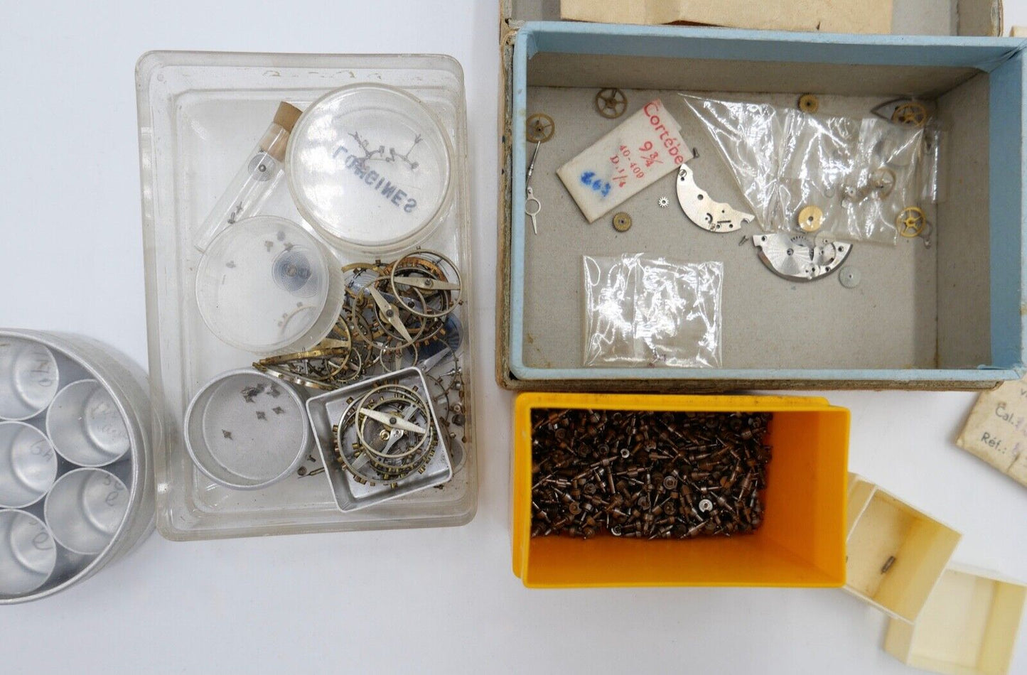 antik Ersatzteile Unruh Spirale Taschenuhren Uhrwerk Zifferblatt - Antikhandel-Stuttgart