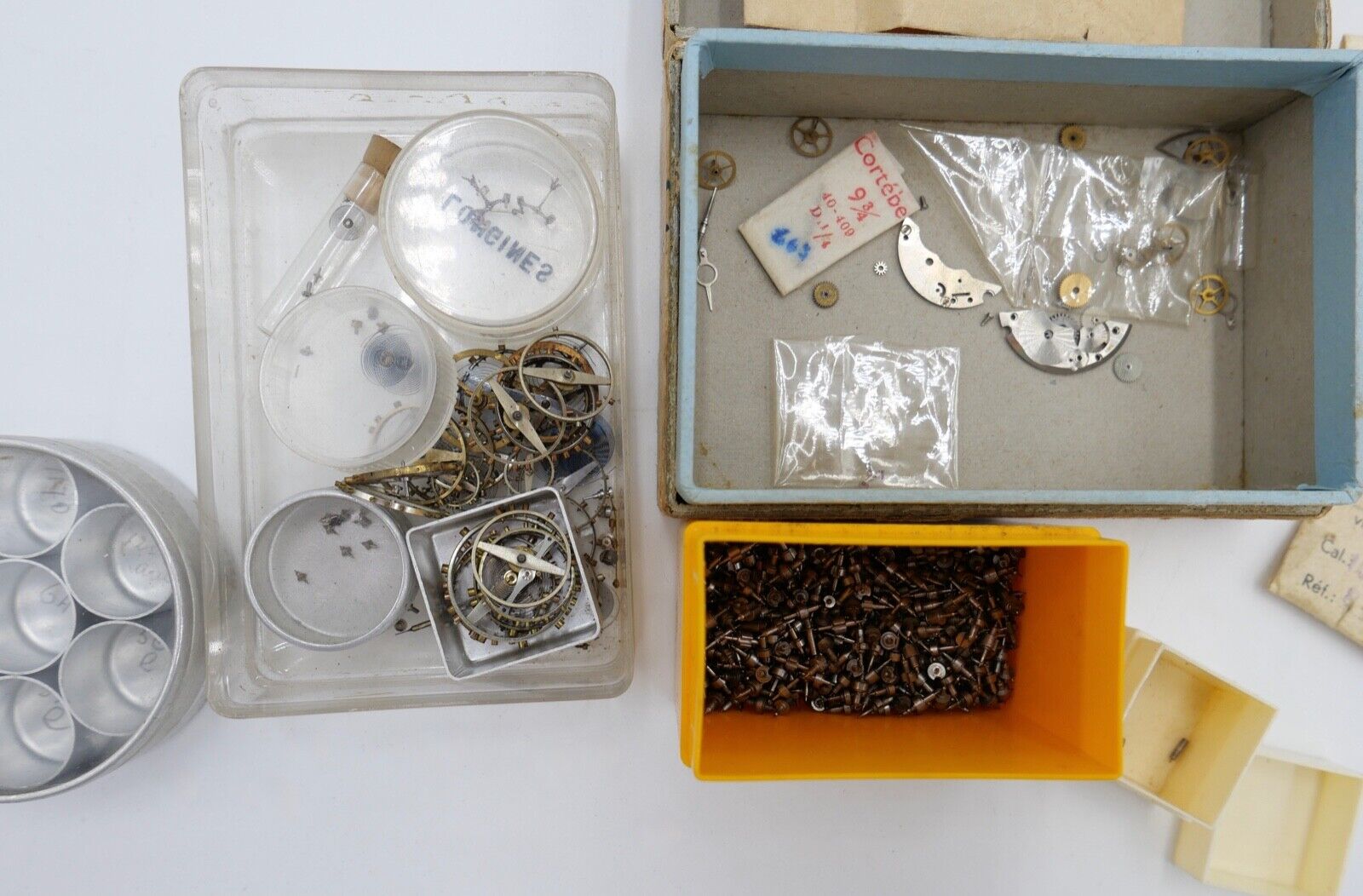 antik Ersatzteile Unruh Spirale Taschenuhren Uhrwerk Zifferblatt - Antikhandel-Stuttgart