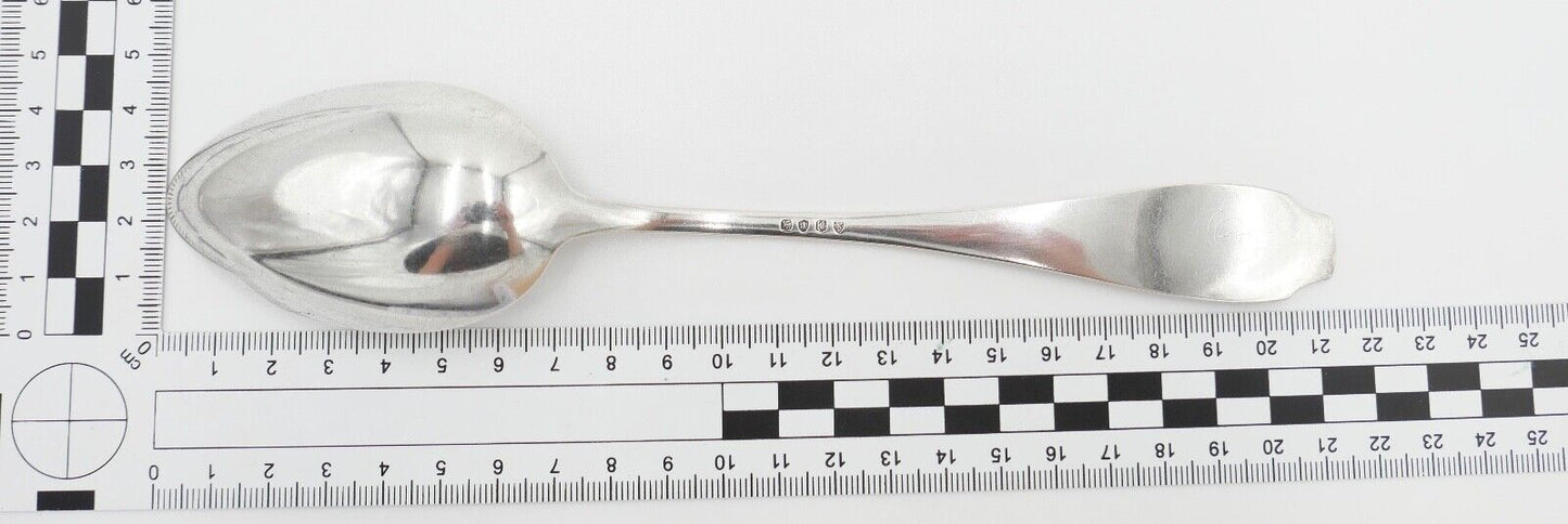 6x seltene antike Suppenlöffel LW Lutz & Weiss Monogramm JS 800 Silber 300,3 Gr - Antikhandel-Stuttgart